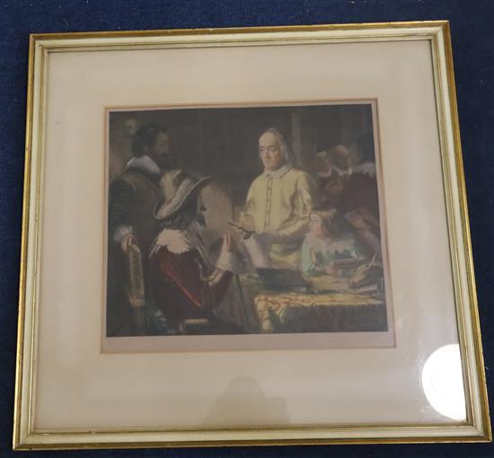 Haghe after David Roberts Interview with the Viceroy of Egypt at the Palace of Alexandria, Egypt, May 12th 1839,